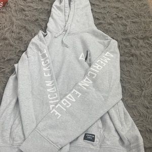 american eagle grey ghoodie